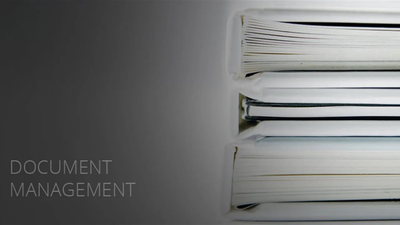 Document Control and Filing System