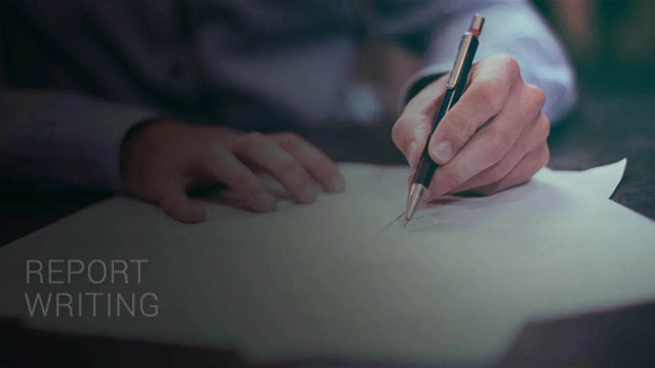 Effective Report Writing Skills